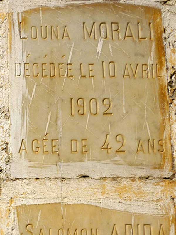 Stèle de MORALI Louna