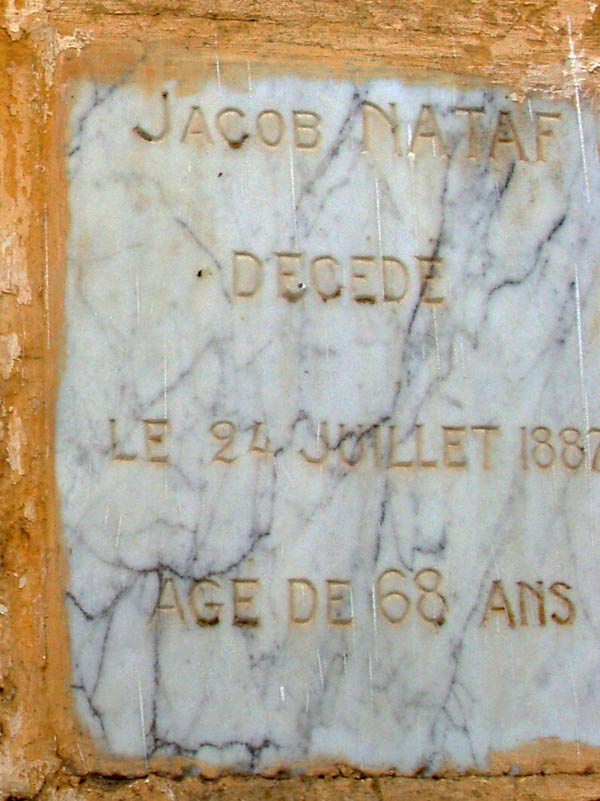 Stèle de NATAF Jacob