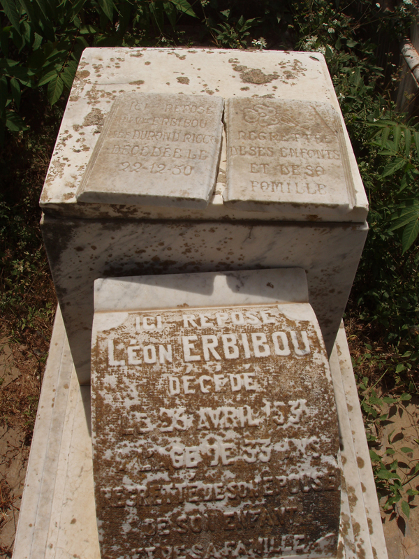 Надгробие ERBIBOU Léon