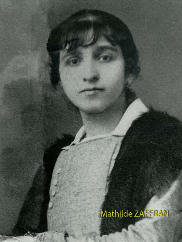 Stèle de ZAFFRAN Mathilde