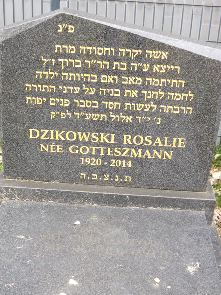 מַצֵּבה פון Dzikowski Rosalie