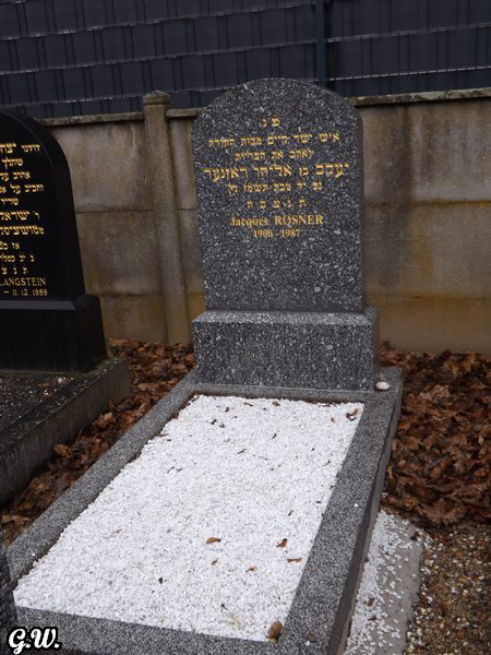 מַצֵּבה פון Rosner Jacques