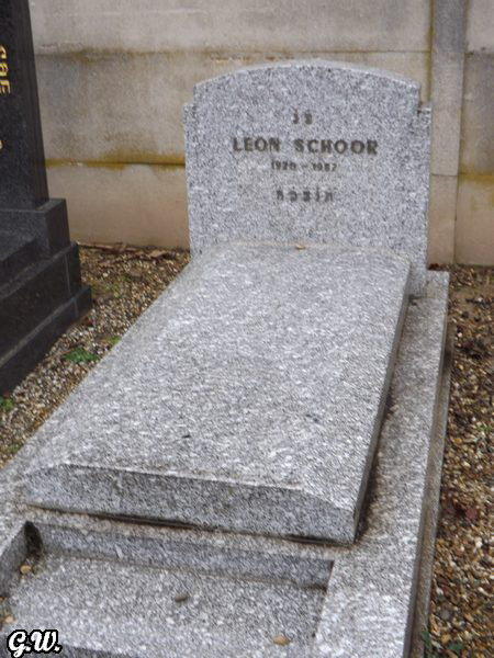 شاهدة قبر Schoor Léon