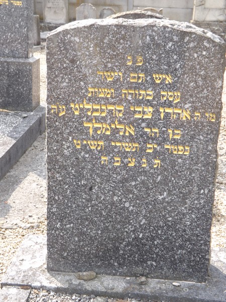 מַצֵּבה פון Kornblit Aarone