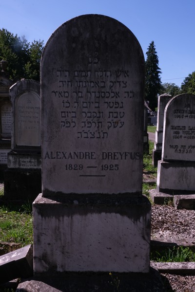 Grabstein von Dreyfus Alexandre