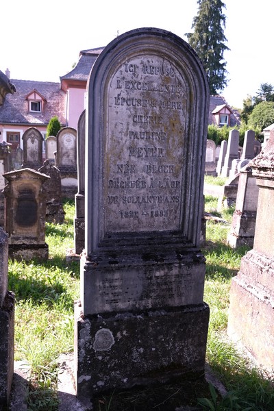 Tombstone of Meyer Pauline