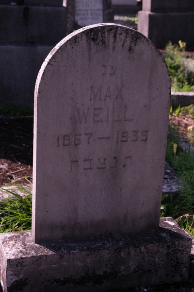 Weill Max 的墓碑