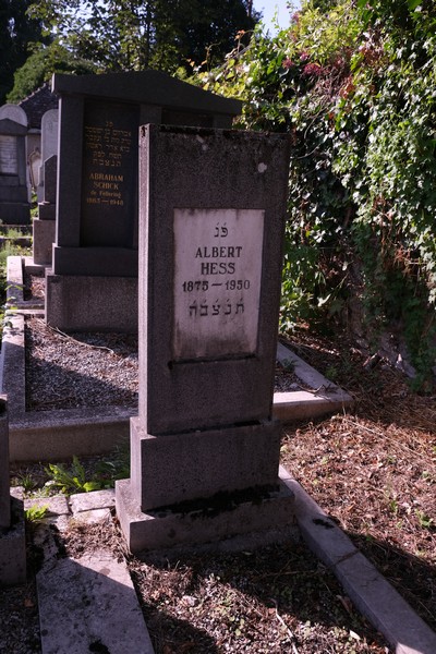 Grafsteen van Hess Albert