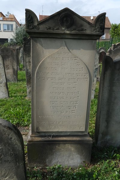 Stèle de Dreyfuss Chmouel Zanvil