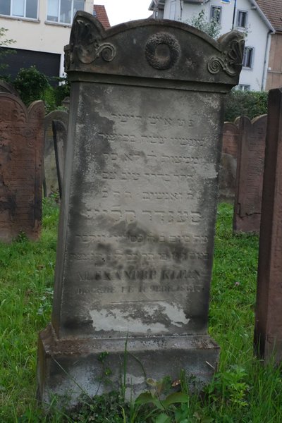 Klein Alexandre fejfája