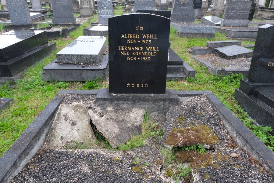 Lápide de Weill Alfred