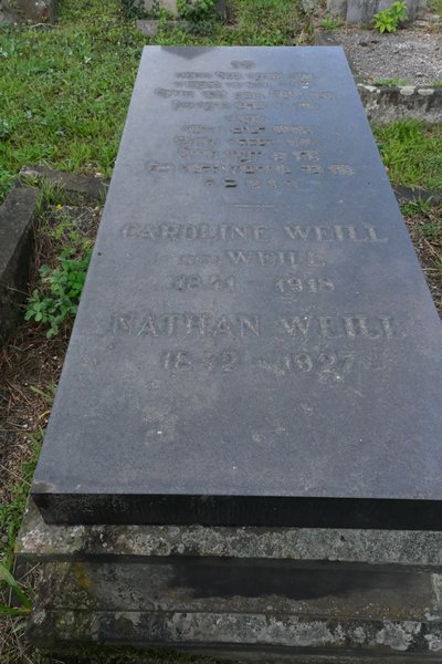 מַצֵּבה פון Weill Nathan