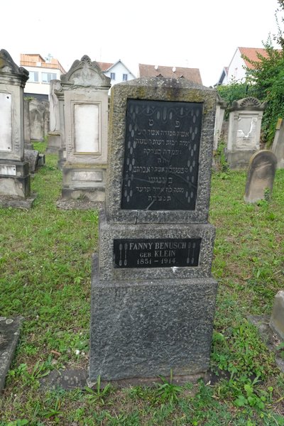 Надгробие Benusch Fanny