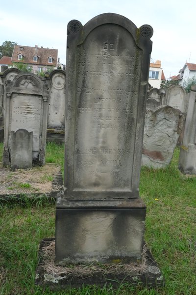 Stèle de Dreyfus Elise
