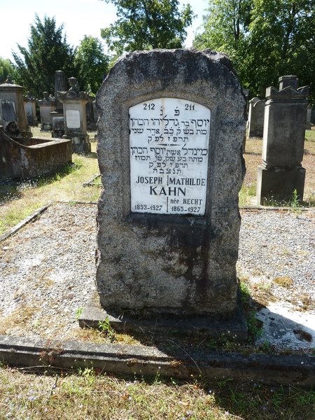 Grabstein von Kahn Joseph
