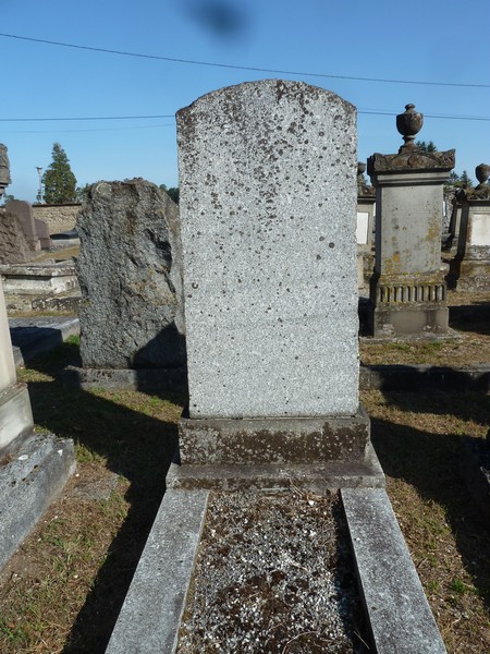 Lápide de Hauser Rodolphe
