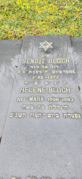מַצֵּבה פון Bloch Hélène