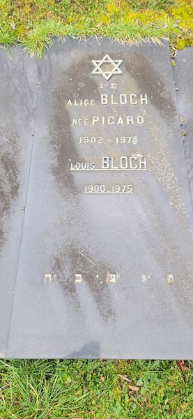 شاهدة قبر Bloch Louis