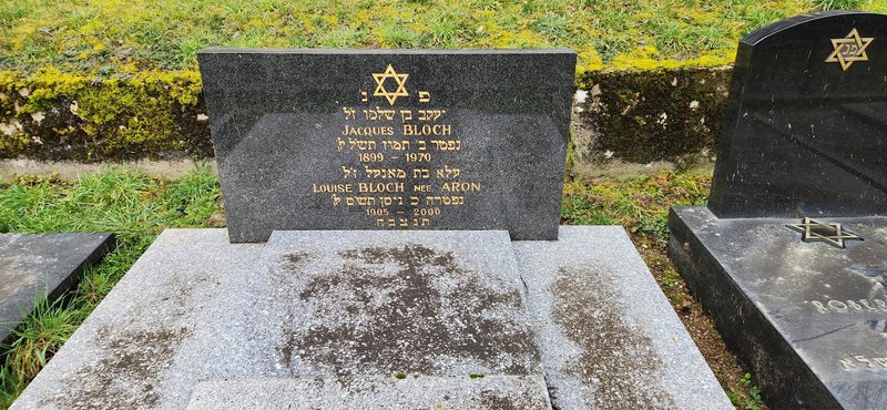 Lápide de Bloch Jacques