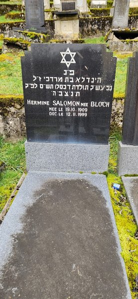 شاهدة قبر Salomon Hermine