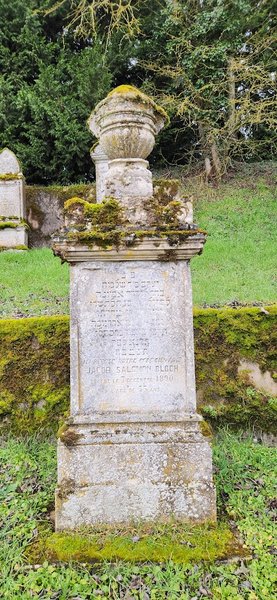 Grabstein von Bloch Jacob Salomon