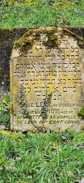 Tombstone of Lévy Moïse