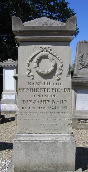 Estela de Kahn Babette dite Henriette