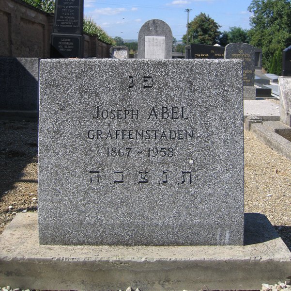Abel Joseph fejfája