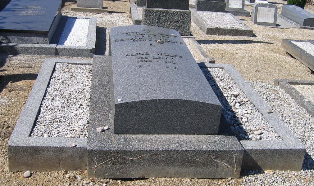 Wolff Benjamin fejfája