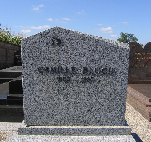 Grabstein von Bloch Camille