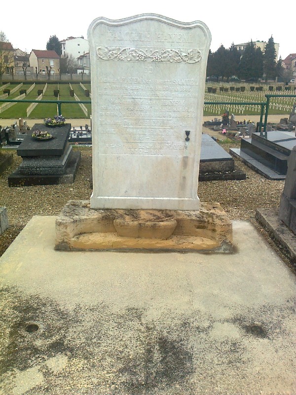 Tombstone of Hayem Isidore