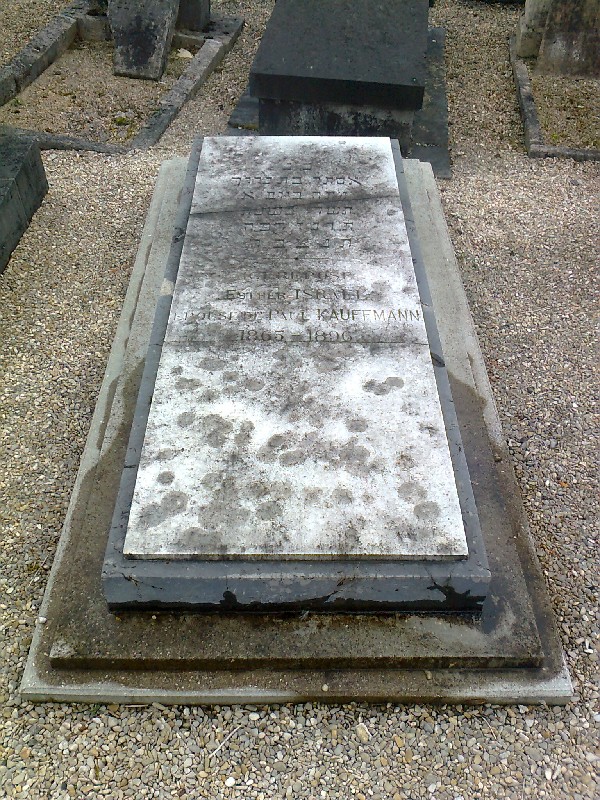 Stèle de Kauffmann Esther
