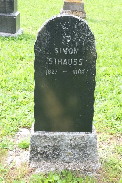 Grabstein von Strauss Simon