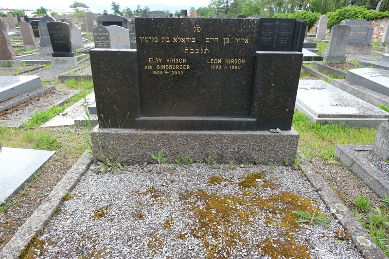 Hirsch Elsy fejfája