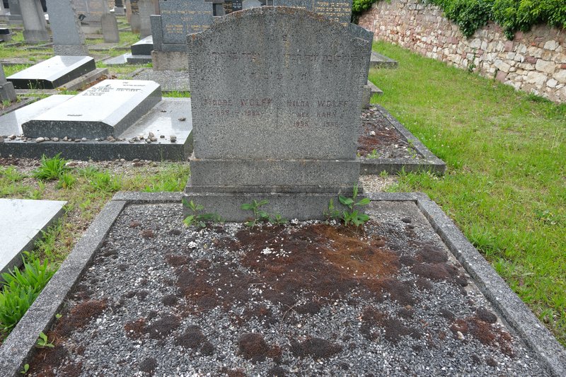Grabstein von Wolff Isidore