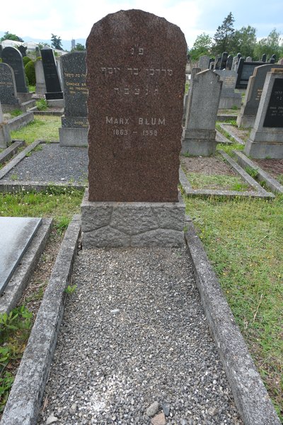 شاهدة قبر Blum Marx