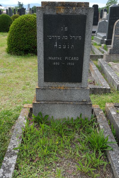 Grafsteen van Picard Marthe