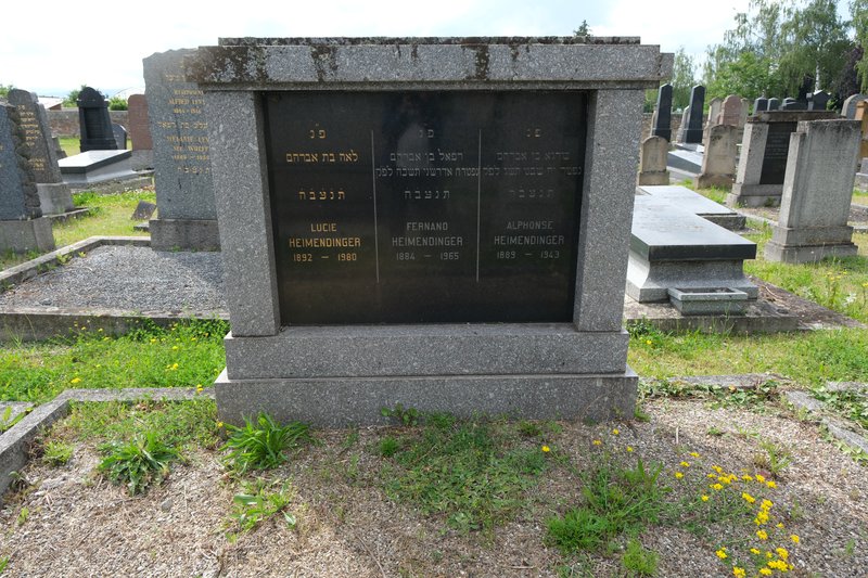 Grabstein von Heimendinger Fernand