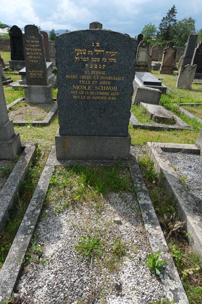Tombstone of Schwob Nicole