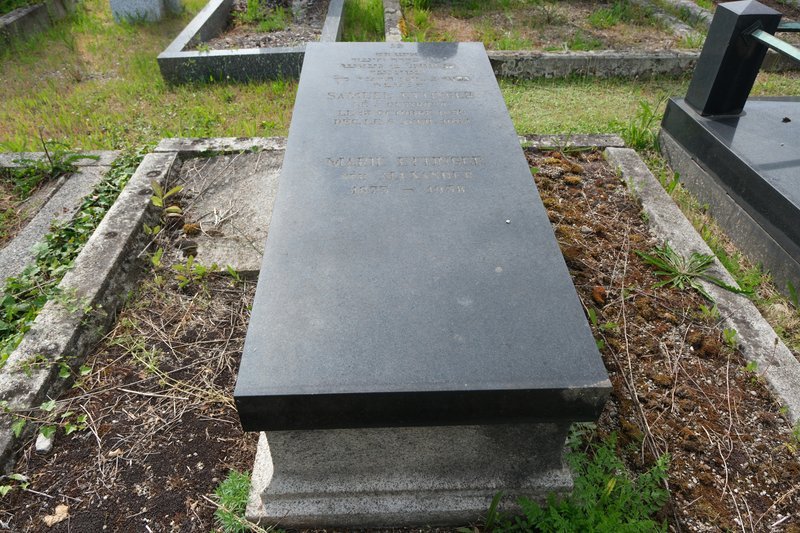 Grabstein von Ettinger Marie