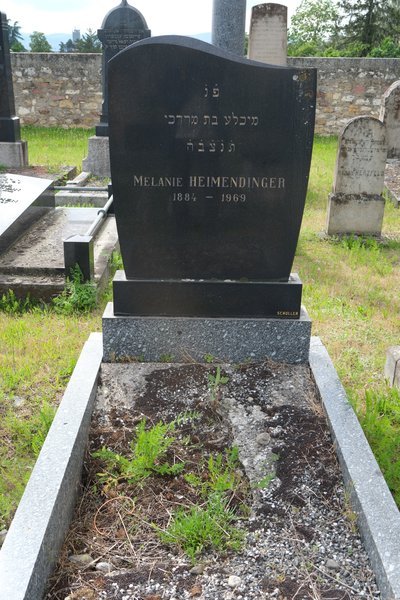 Grabstein von Heimendinger Mélanie