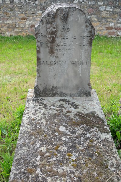 Grabstein von Weill Salomon