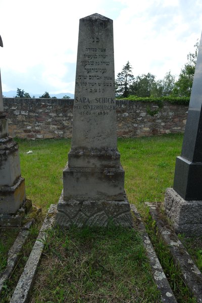 Grabstein von Schick Sara