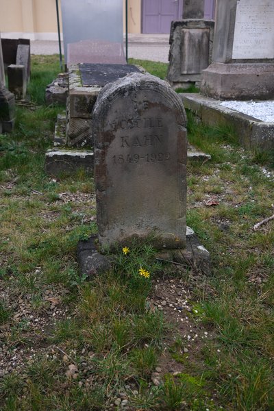 Grabstein von Kahn Cécile