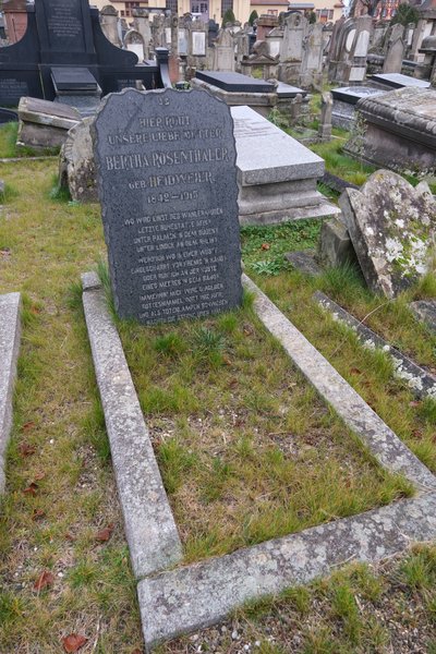 Lápide de Rosenthaler Bertha