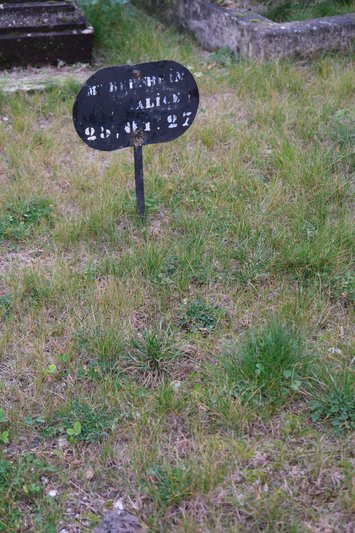 شاهدة قبر Bernheim Alice