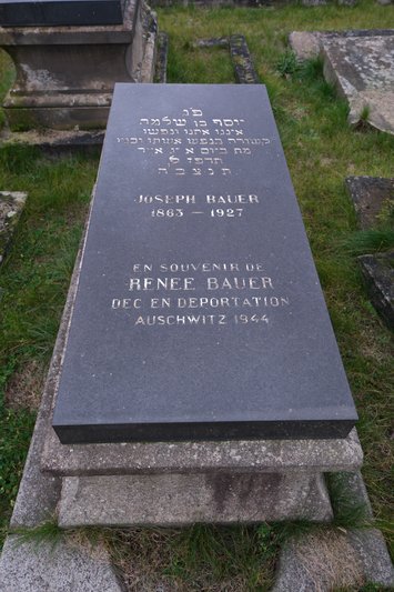 Lápide de Bauer Joseph