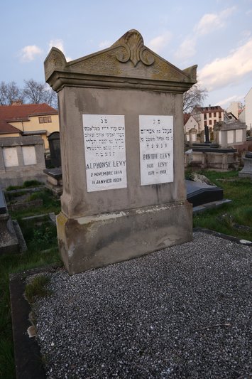 Tombstone of Lévy Alphonse