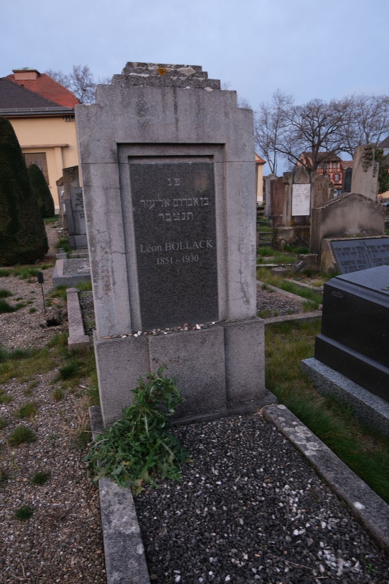 Grabstein von Bollack Léon
