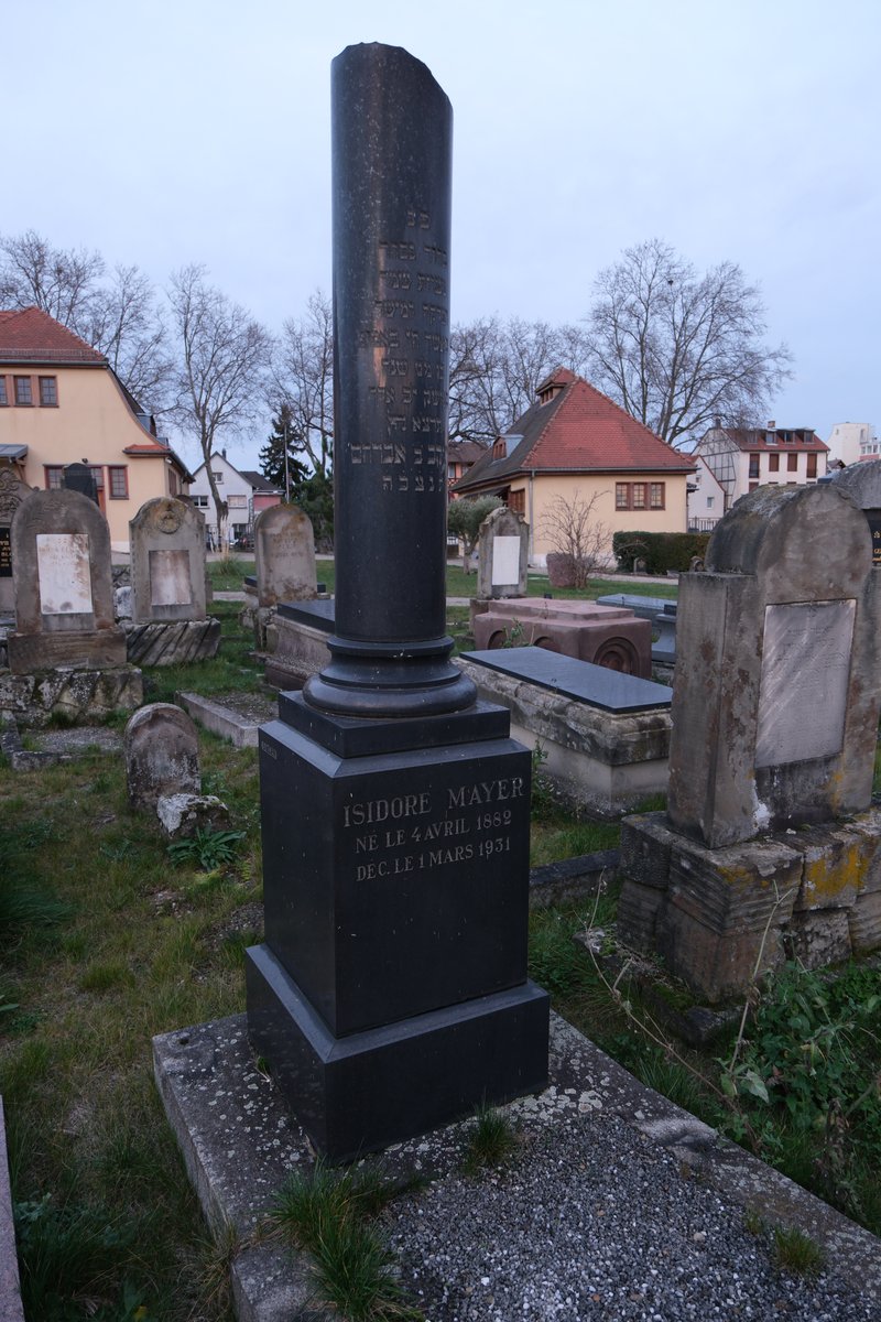 Lápide de Mayer Isidore